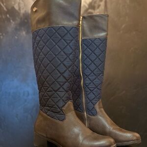 Nautica Quilted Tall Boots